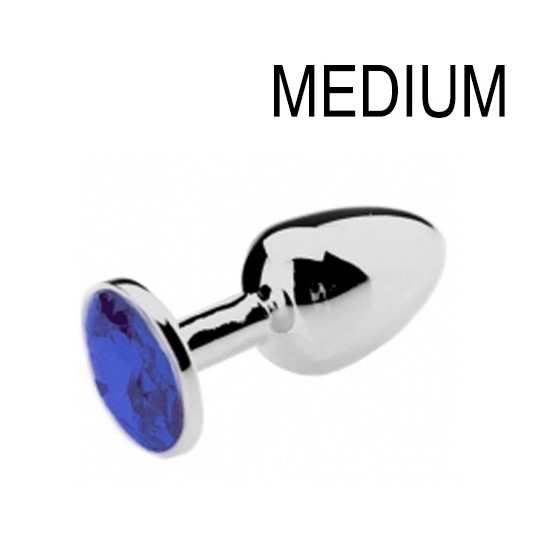 Plug Bijou Bleu 7 x 3.4 cm
