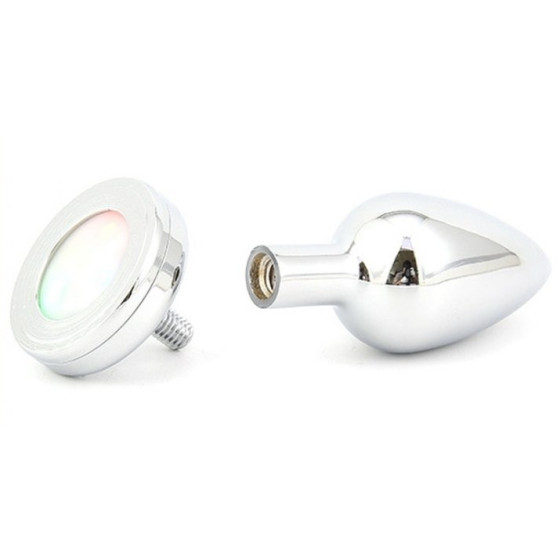 Plug bijou Light Colour M 7.5 x 3.3 cm