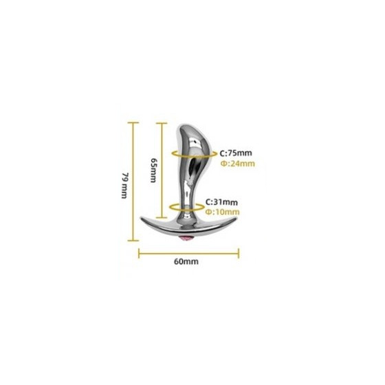 Plug + Bijou Stim point G S 6.5 x 2.4 cm