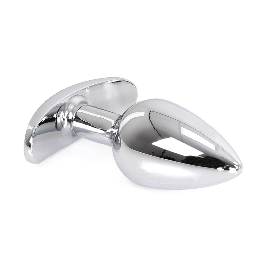 Plug Bijou anal avec Base arrondie Curve 6 x 2.8 cm - Bijou Bleu