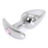Plug Bijou Anal avec base arrondie Curve 6 x 2.8 cm - Bijou Rose