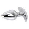 Plug Bijou anal avec Base arrondie Curve 6 x 2.8 cm - Bijou Bleu