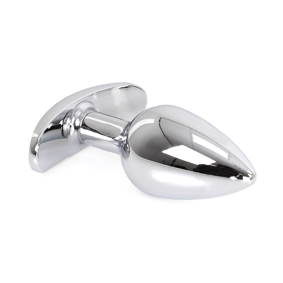 Plug Bijou Anal avec base arrondie Curve 6 x 2.8 cm - Bijou Rose