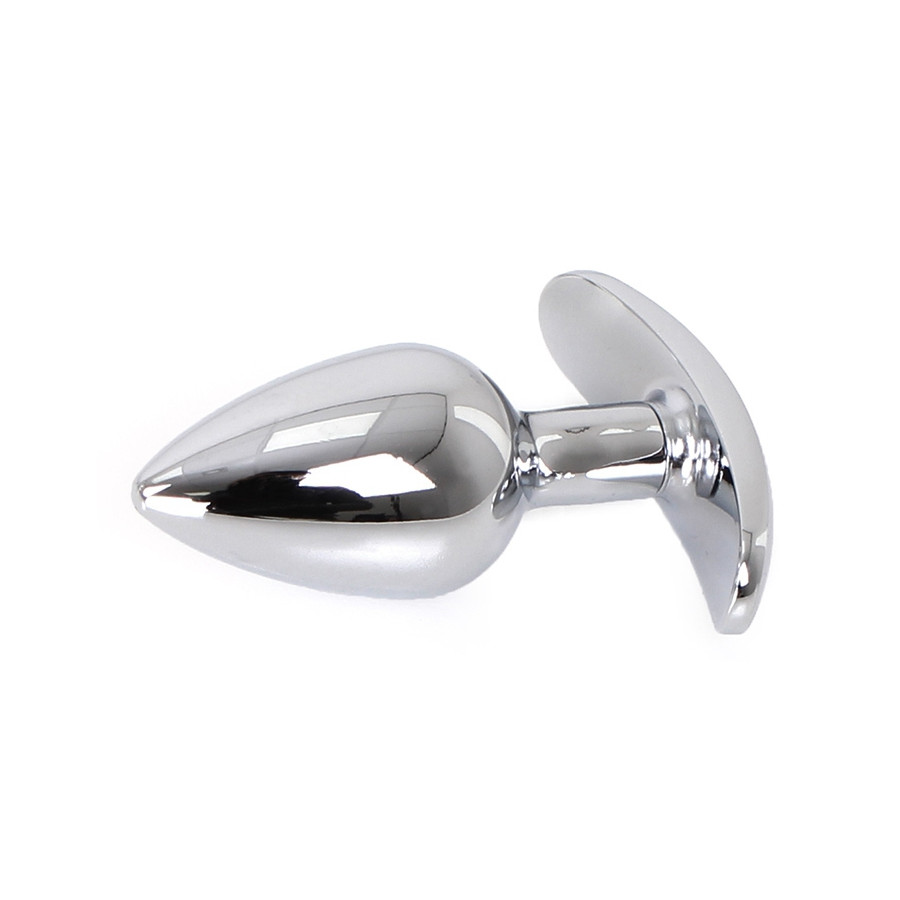 Plug Bijou Anal avec base arrondie Curve 6 x 2.8 cm - Bijou Rose