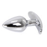 Plug Bijou Anal avec Base arrondie Curve 6 x 2.8 cm - Bijou rouge