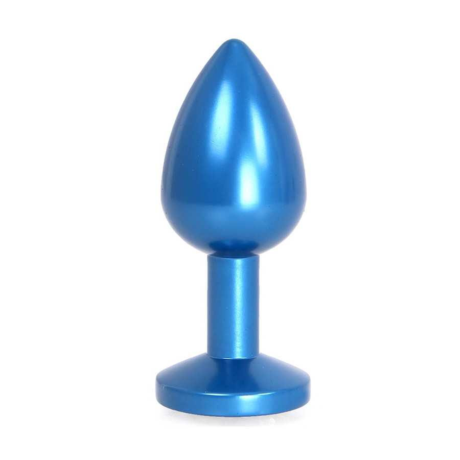 Plug bijou en Alu Gem Light 6 x 2.8 cm Bleu
