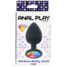 Plug bijou Rainbow L 9 x 4 cm
