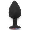 Plug bijou Rainbow L 9 x 4 cm