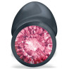 Plug Bijou Geisha Diamond 7 x 3.2 cm Rubis