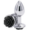 Plug Bijou Rear S 6 x 2.7cm Argenté-Noir