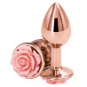 Plug Bijou REAR S 6 x 2.7cm Rose-Rose