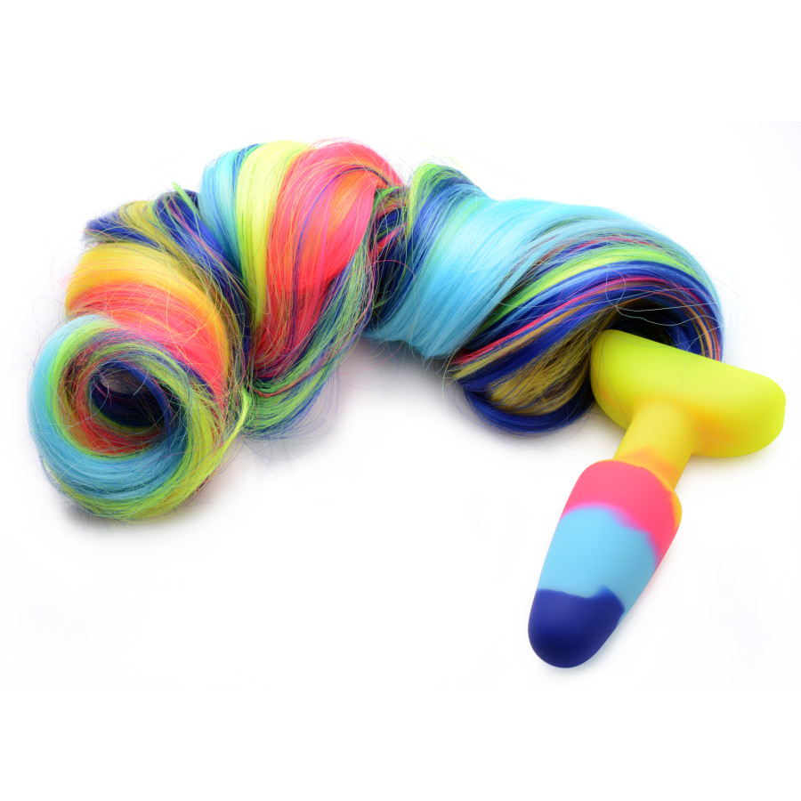 Plug avec Queue de Licorne 9 x 3.2cm - Queue de 50cm