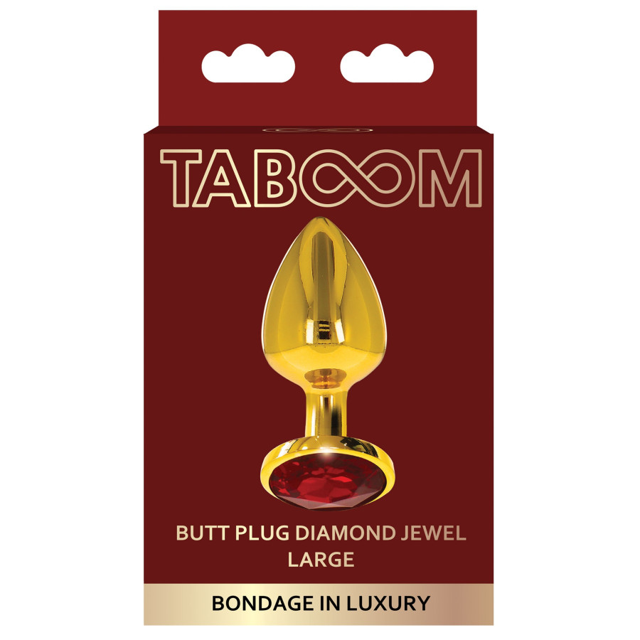 Plug bijou anal Jewel Taboom 8 x 4cm