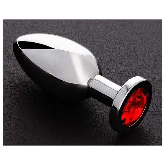 Plug bijou anal Butty M 6.5 x 3cm Rouge