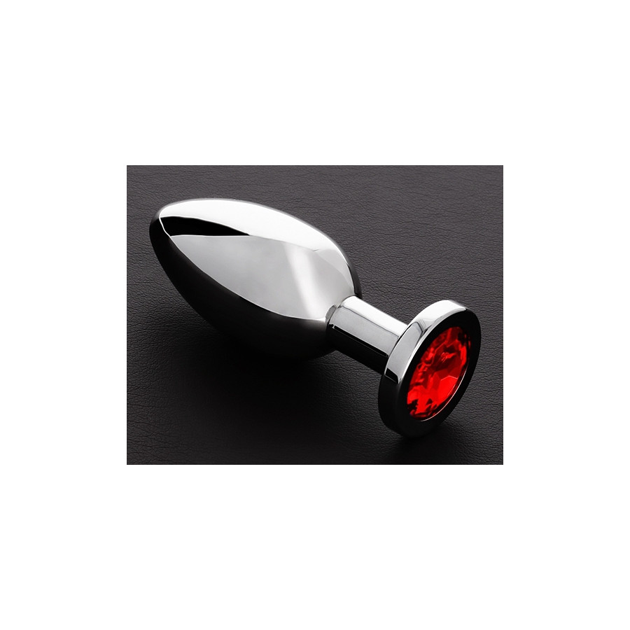 Plug bijou anal Butty M 6.5 x 3cm Rouge