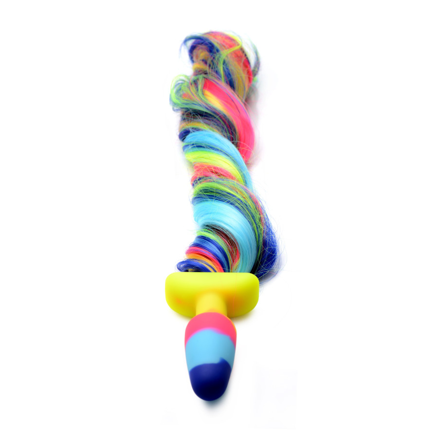 Plug avec Queue de Licorne 9 x 3.2cm - Queue de 50cm