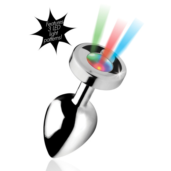 Plug bijou lumineux 9.5 x 4 cm
