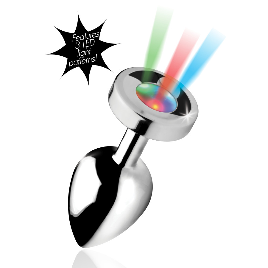 Plug bijou lumineux 9.5 x 4 cm