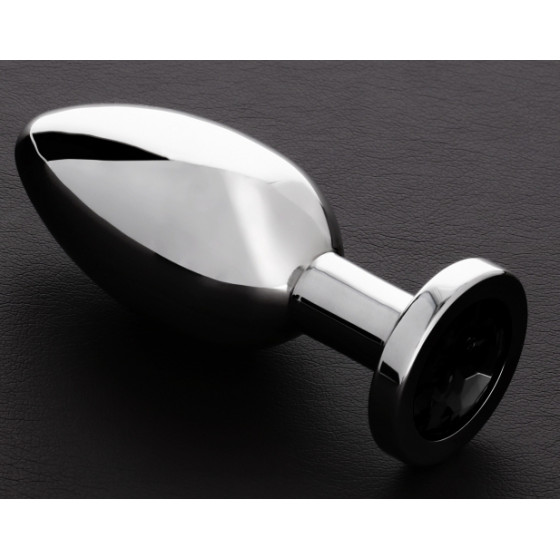 Plug bijou anal Butty L 9 x 3.8cm Noir