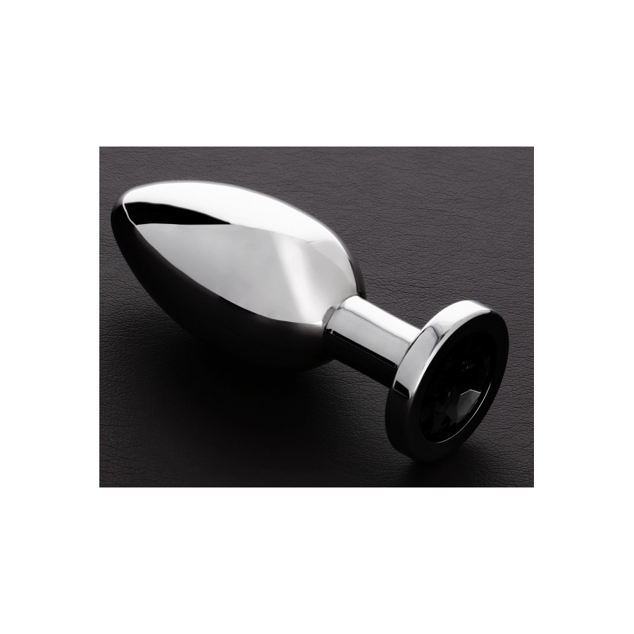 Plug bijou anal Butty L 9 x 3.8cm Noir