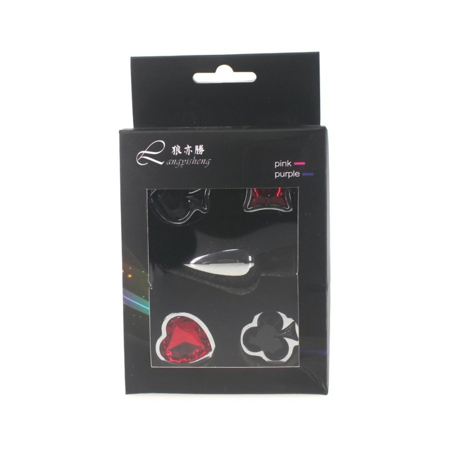 Plug Bijou Poker Up 6 x 2.7cm