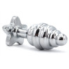 Plug bijou Star 6.5 x 2.8cm Violet