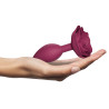 Plug anal bijou Open Roses M 8 x 3.3cm Rose