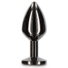Plug bijou anal Diamond Jewel M 7 x 3.3cm Noir