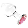 Plug Bijou en Verre Diamond Glassy S 6.5 x 2.7cm