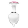 Plug Bijou en verre Diamond Glassy M 7.5 x 3.4cm