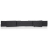 Barre plate avec 4 Menottes Scratch 45cm