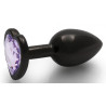 Bijou anal Heart Gem S 6 x 2.6cm Noir-Violet