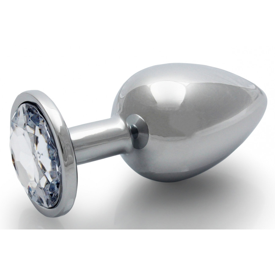 Bijou anal Round Gem M 7 x 3.3 cm Argenté-Transparent Bijou anal Round Gem M 7 x 3.3 cm Argenté-Transparent