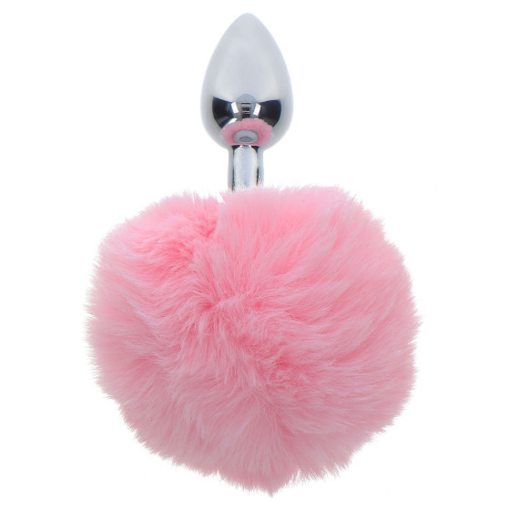 Plug Pompom 6 x 2.7cm Rose