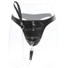 String en simili avec laisse