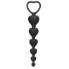 Chapelet silicone Anal Heart 15 x 3.2cm