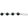 Boules anales Velvet 23 x 3.5cm noires