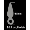Plug Finger Transparent 7 x 2.5 cm