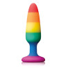 Plug en silicone Rainbow 10 x 2.8 cm