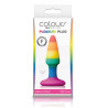Plug en silicone Rainbow 8 x 2.4 cm