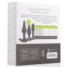 Kit de 3 plugs Pleasure Noirs