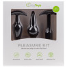Kit de 3 plugs Pleasure Noirs