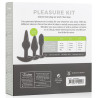 Kit de 3 plugs Pleasure Noirs