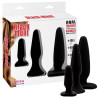 Kit plugs en silicone Black Mont x3