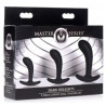 Pack de 3 plugs Trainer Silicone Dark Delights Noirs