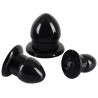 Pack de 3 Plugs Mini fat noirs