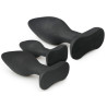 Kit de 3 plugs silicone Rocket Noirs