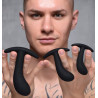 Pack de 3 plugs Trainer Silicone Dark Delights Noirs