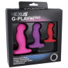 Lot de 3 Plugs vibrants G-Play Nexus