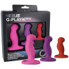 Lot de 3 Plugs vibrants G-Play Nexus
